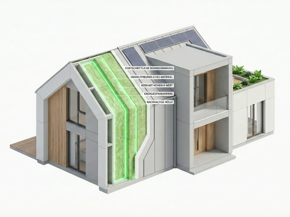 Effizienzhaus Schnittmodell